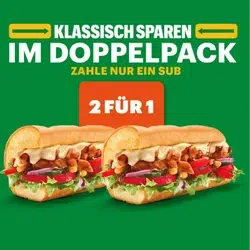 2 für 1 Angebot