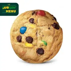 chocolate chip rainbow candy cookie