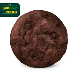 double chocolate vegan cookie