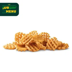 waffle fries large